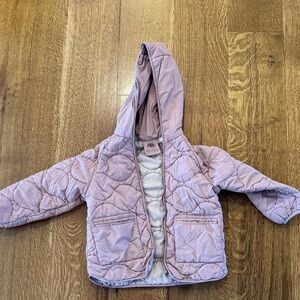 ZARA Pink Quilted Jacket- girls